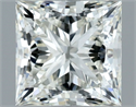 Natural Diamond 1.07 Carats, Princess with  Cut, I Color, VVS2 Clarity and Certified by IGI