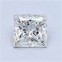 Natural Diamond 1.02 Carats, Princess with  Cut, G Color, VS1 Clarity and Certified by GIA