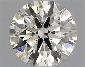 Picture of Natural Diamond 0.52 Carats, Round with Excellent Cut, L Color, VS1 Clarity and Certified by GIA