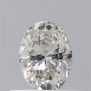 Picture of Natural Diamond 0.30 Carats, Oval with  Cut, H Color, SI1 Clarity and Certified by GIA
