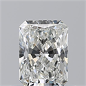 Diamante Natural 0.53 quilates, Radiante , Color H, claridad VVS2 y certificado GIA