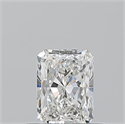 Diamante Natural 0.50 quilates, Radiante , Color H, claridad VVS1 y certificado GIA