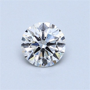 Foto Diamante Natural 0.55 quilates, Redondo , Color E, claridad SI2 y certificado GIA de