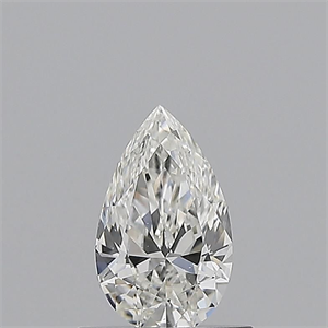 Picture of Natural Diamond 0.50 Carats, Pear with  Cut, G Color, VS2 Clarity and Certified by GIA