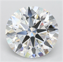 Lab Grown Diamond 3.50 Carats, Round with Ideal Cut, D Color, FL Clarity and Certified by IGI