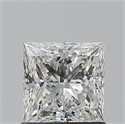 Diamante Natural 1.01 quilates, Princesa , Color G, claridad VVS1 y certificado GIA