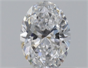 Diamante Natural 0.41 quilates, Ovalado , Color D, claridad SI1 y certificado GIA