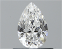 Diamante Natural 0.50 quilates, De pera , Color D, claridad IF y certificado GIA