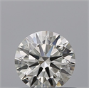 Diamante Natural 0.51 quilates, Redondo , Color J, claridad IF y certificado GIA