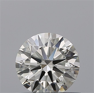 Foto Diamante Natural 0.51 quilates, Redondo , Color J, claridad IF y certificado GIA de