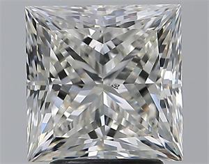 Foto Diamante Natural 3.20 quilates, Princesa , Color I, claridad SI1 y certificado GIA de