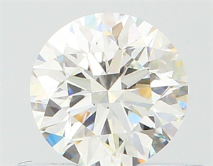 Picture of Natural Diamond 0.42 Carats, Round with Excellent Cut, H Color, VVS2 Clarity and Certified by GIA