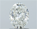Diamante Natural 0.90 quilates, Ovalado , Color H, claridad VVS2 y certificado GIA