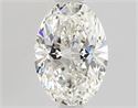 Diamante Natural 0.57 quilates, Ovalado , Color H, claridad VVS2 y certificado GIA