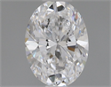 Natural Diamond 0.41 Carats, Oval with  Cut, D Color, VVS2 Clarity and Certified by GIA