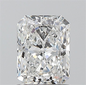 Picture of Natural Diamond 1.01 Carats, Radiant with  Cut, E Color, VVS1 Clarity and Certified by GIA