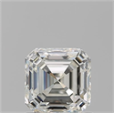 Natural Diamond 1.01 Carats, Asscher with  Cut, I Color, VVS1 Clarity and Certified by GIA