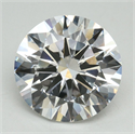 Lab Grown Diamond 4.00 Carats, Round with Very Good Cut, F Color, VS1 Clarity and Certified by IGI