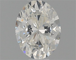 Foto Diamante Natural 0.50 quilates, Ovalado , Color H, claridad SI1 y certificado GIA de