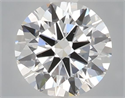 Lab Grown Diamond 1.07 Carats, Round with Excellent Cut, E Color, VVS2 Clarity and Certified by IGI