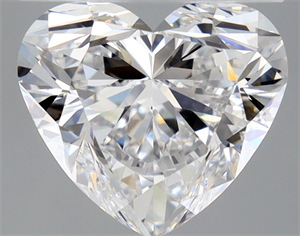 Picture of Natural Diamond 2.40 Carats, Heart with  Cut, E Color, IF Clarity and Certified by GIA