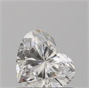 Natural Diamond 0.80 Carats, Heart with  Cut, G Color, SI2 Clarity and Certified by GIA