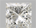 Natural Diamond 2.72 Carats, Princess with  Cut, J Color, VS2 Clarity and Certified by GIA
