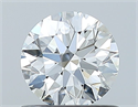 Natural Diamond 0.70 Carats, Round with Excellent Cut, G Color, VS2 Clarity and Certified by GIA