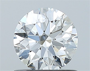 Picture of Natural Diamond 0.70 Carats, Round with Excellent Cut, G Color, VS2 Clarity and Certified by GIA