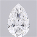 Natural Diamond 1.70 Carats, Pear with  Cut, D Color, VS2 Clarity and Certified by GIA