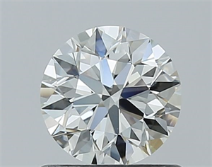 Foto Diamante Natural 0.70 quilates, Redondo , Color J, claridad VVS1 y certificado GIA de