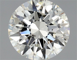 Picture of Natural Diamond 0.90 Carats, Round with Excellent Cut, H Color, SI2 Clarity and Certified by GIA