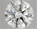 Lab Grown Diamond 7.03 Carats, Round with Ideal Cut, F Color, VVS2 Clarity and Certified by IGI