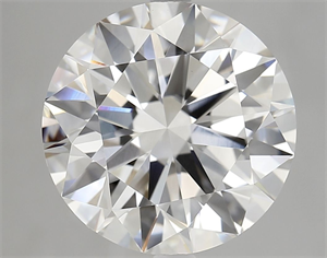 Picture of Lab Grown Diamond 7.03 Carats, Round with Ideal Cut, F Color, VVS2 Clarity and Certified by IGI