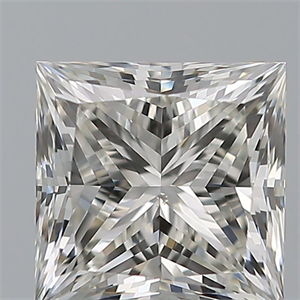 Picture of Natural Diamond 0.90 Carats, Princess with  Cut, G Color, VS2 Clarity and Certified by IGI