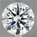 Lab Grown Diamond 5.54 Carats, Round with Ideal Cut, E Color, VVS2 Clarity and Certified by IGI
