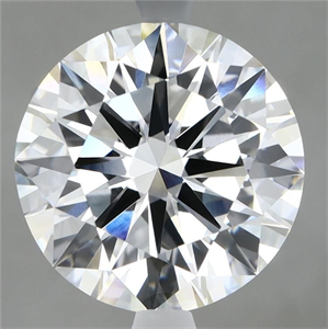 Picture of Lab Grown Diamond 5.54 Carats, Round with Ideal Cut, E Color, VVS2 Clarity and Certified by IGI