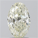 Natural Diamond 1.50 Carats, Oval with  Cut, M Color, SI2 Clarity and Certified by GIA