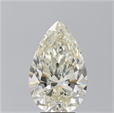 Diamante Natural 4.10 quilates, De pera , Color M, claridad SI1 y certificado GIA