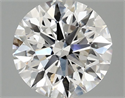 Del inventario de diamantes de laboratorio, 2.08 quilates, Redondo , Color F, claridad VVS2 y certificado IGI