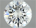 Natural Diamond 0.41 Carats, Round with Excellent Cut, J Color, SI1 Clarity and Certified by GIA