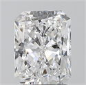 Natural Diamond 2.01 Carats, Radiant with  Cut, D Color, VS2 Clarity and Certified by GIA
