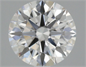 Lab Grown Diamond 2.18 Carats, Round with Ideal Cut, E Color, VVS2 Clarity and Certified by IGI
