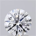 Lab Grown Diamond 1.29 Carats, Round with Ideal Cut, D Color, VVS1 Clarity and Certified by IGI