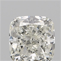 Natural Diamond 0.70 Carats, Cushion with  Cut, K Color, VS2 Clarity and Certified by GIA