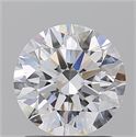Natural Diamond 1.58 Carats, Round with Excellent Cut, D Color, VVS2 Clarity and Certified by GIA