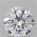 Natural Diamond 1.58 Carats, Round with Excellent Cut, D Color, VVS2 Clarity and Certified by GIA