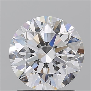 Picture of Natural Diamond 1.58 Carats, Round with Excellent Cut, D Color, VVS2 Clarity and Certified by GIA