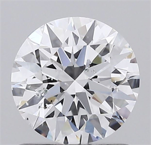 Picture of Natural Diamond 1.01 Carats, Round with Excellent Cut, D Color, I1 Clarity and Certified by GIA