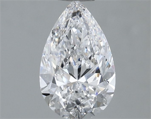 Picture of Natural Diamond 1.00 Carats, Pear with  Cut, D Color, SI1 Clarity and Certified by GIA